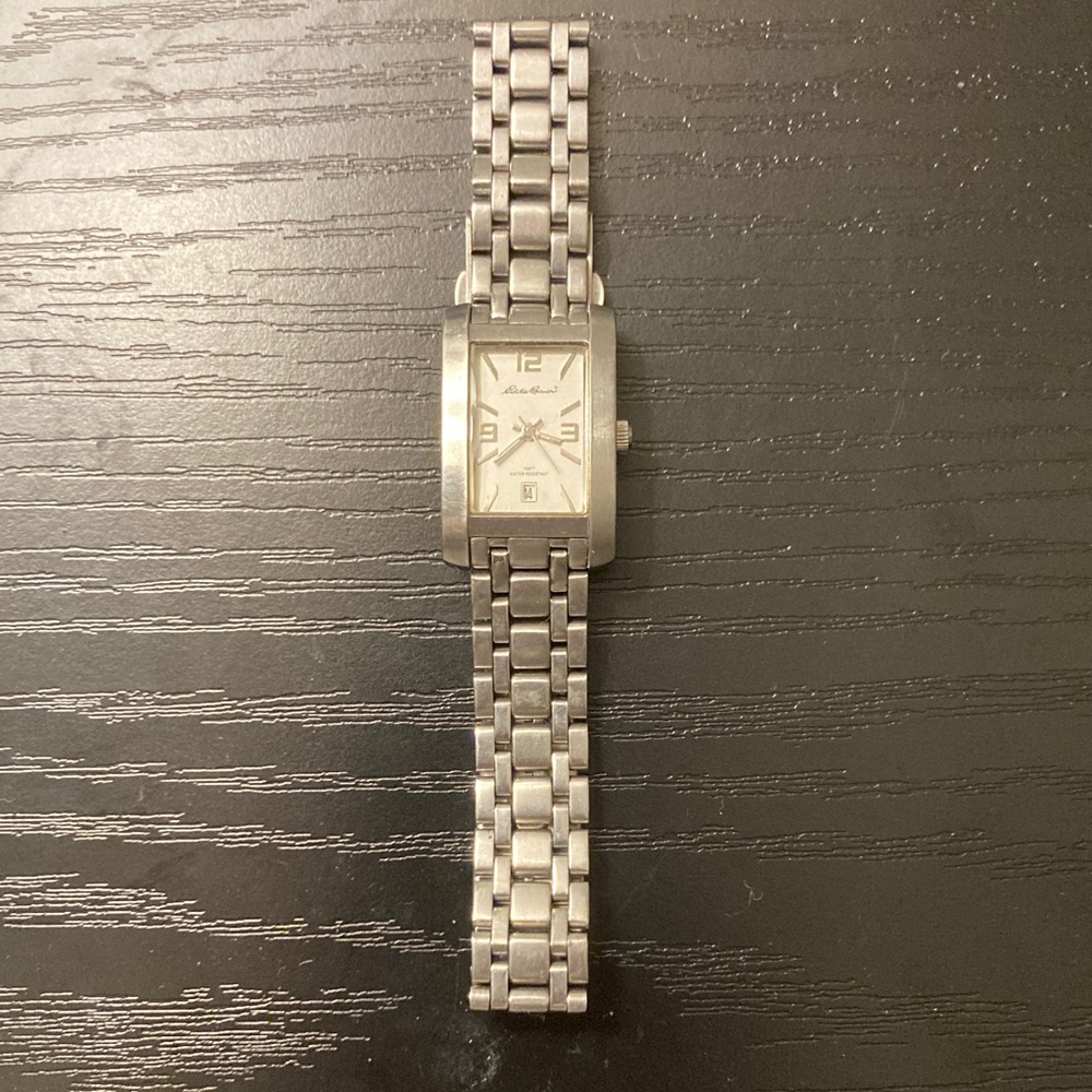 Eddie Bauer Silver Rectangular Watch - image 1